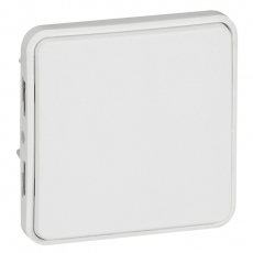 Plexo Arctic Антибактериальный Белый Переключатель 1-клавишный IP55 | 070711 | Legrand