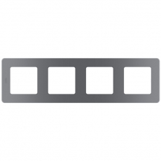 Inspiria дымчатый Рамка 4-ая | 673967 | Legrand