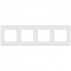 Inspiria белый Рамка 4-ая | 673960 | Legrand