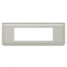 Рамка - Mosaic - 6 модулей - алюминий | 079316L | Legrand