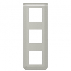 Рамка - Mosaic - 3х2 модуля - вертикальная - алюминий | 079323L | Legrand