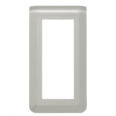 Рамка - Mosaic - 5 модулей - вертикальная - алюминий | 079325L | Legrand