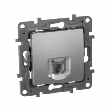 Etika Алюминий Розетка тел. (RJ11) | 672440 | Legrand