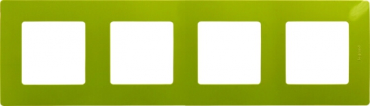 Etika Зеленый Папоротник Рамка 4-ая | 672544 | Legrand