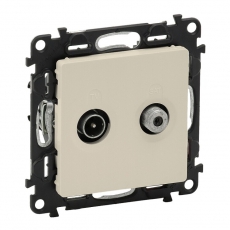 Valena LIFE DIY Сл.кость Розетка TV-SAT оконечная 10дБ, диап. 5-862МГц/950-2400 МГц | 753562 | Legrand