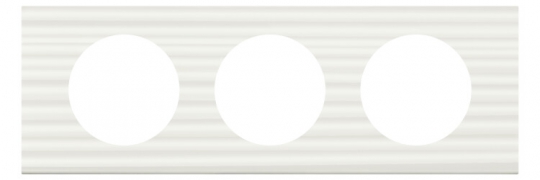 Celiane Corian Белый Рельеф Рамка 3-я (2+2+2 мод) | 069013 | Legrand