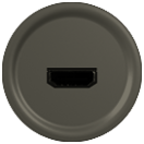 Celiane Графит Накладка розетки HDMI | 067816 | Legrand