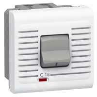 Автоматический выключатель - Программа Mosaic - термомагнитный, П + Н, 230 В~ - 16 A - 2 модуля - белый | 077522 | Legrand