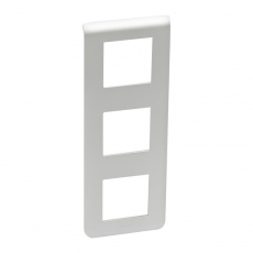 Рамка пластиковая вертикальная Mosaic 3х2 модуля Алюминий | 079323 | Legrand