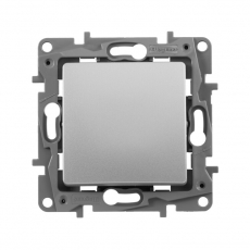 Etika Алюминий Выключатель 1-клавишный, авт.клеммы, 10AX, 250 В | 672401 | Legrand