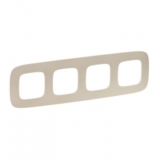 Valena ALLURE Тиснение бежевое Рамка 4-ая | 754384 | Legrand