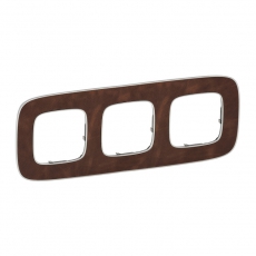 Valena ALLURE Кожа Рамка 3-ая | 754453 | Legrand