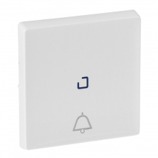 Valena LIFE Белый Клавиша выключателя кнопочного с подсветкой с символом 