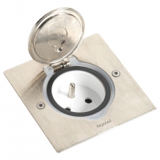 Встраиваемый блок IP44 квадратный нерж. 2мод. | 089700 | Legrand