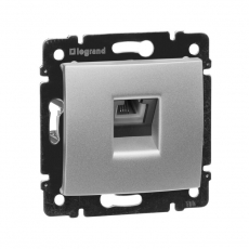 Valena Алюминий Розетка ТЛФ 1-ая | 770138 | Legrand