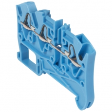 Пружинная клемма Viking 3 - однополюсная - 3 проводника - шаг 5 мм - синий | 037241 | Legrand
