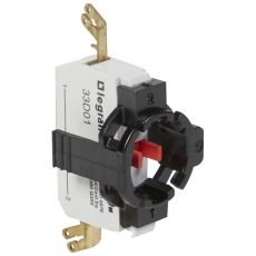 Osmoz Комплектующий блок для кнопок без подсв. с внешними клеммами Н.З. + 1-постовой монт. адаптер | 023025 | Legrand