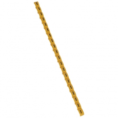 Маркер Duplix - чёрная маркировка на желтом фоне - заглавная буква I | 038418 | Legrand