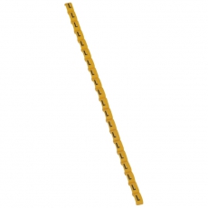 Маркер Duplix - чёрная маркировка на желтом фоне - заглавная буква L | 038421 | Legrand