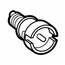 Замок с двусторонним ключом - для металлических или остекленных дверей XL3 - с 1 комплектом из 2 ключей | 020296 | Legrand