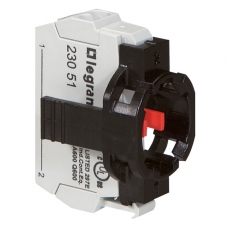 Комплектующий блок для кнопок - Osmoz - для компл. - без подсветки - пружин. клеммы - НЗ+1-постовой монтажный адаптер | 023101 | Legrand