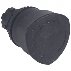 Кнопка с грибовидным толкателем ? 40 - Osmoz - для компл. - возврат-поворот - экстр. откл. - без подсв. - IP 66 - чёрный | 023883 | Legrand