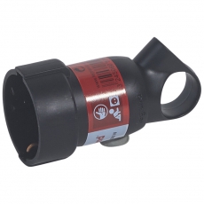 Розетка 2К+3 - серия Элиум - 16 А - с кольцом - пластик - винтовой зажим - чёрный | 050195 | Legrand