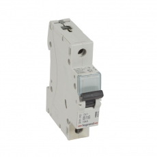 Выключатель автоматический однополюсный TX3 6000 16А B 10кА | 403860 | Legrand