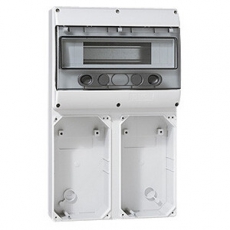 P17 Осн.щит.12мод.+2лиц.пан.4роз.16А 220х125 IP66 | 057708 | Legrand