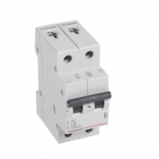 Выключатель автоматический двухполюсный RX3 4500 6А C 4,5кА | 419694 | Legrand