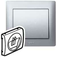 Galea Life Алюминий Накладка аудиорозетки 1-ой | 771300 | Legrand