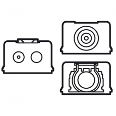 Valena Белый Аксессуар для подсоединения кабелей и труб для накладной коробки | 776184 | Legrand