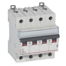Выключатель автоматический четырехполюсный DX3 6000 3А C 10кА | 407922 | Legrand