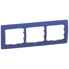 Galea Life Синий Металл/Magic Blue Рамка 3-я гориз | 771913 | Legrand