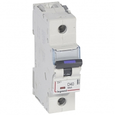 Выключатель автоматический однополюсный DX3 40А D 50кА (1,5 мод) | 410191 | Legrand