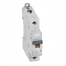 Выключатель автоматический однополюсный DX3 10000 25А C 16кА | 409116 | Legrand