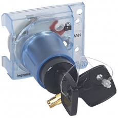 Цилиндровый замок Profalux - DPX3 160/250 - для электродвигательного привода, устанавливаемого спереди | 421063 | Legrand