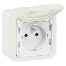 Plexo Белый Коробка 1-ая для наружного монтажа IP55 | 069689 | Legrand