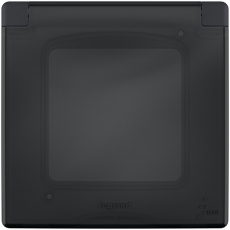 Inspiria антрацит Рамка с защитной крышкой IP44 | 673923 | Legrand