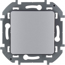 Inspiria алюминий переключатель промежуточный винт. клеммы 1 кл С/У без рамки | 673682 | Legrand