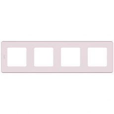 Inspiria розовый Рамка 4-ая | 673964 | Legrand