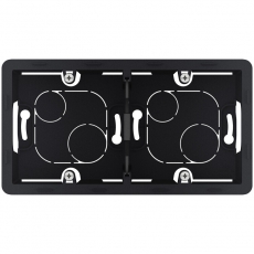 Inspiria антрацит коробка накладного монтажа 2-местная О/У | 673993 | Legrand