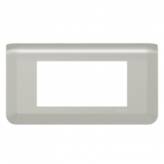 Рамка - Mosaic - 4 модуля - алюминий | 079314L | Legrand