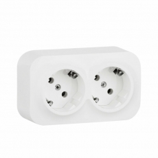 хххххQuteo Белый Розетка 2-я с/з | 782213 | Legrand