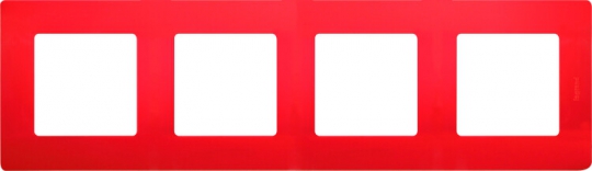 Etika Красная Рамка 4-ая | 672534 | Legrand