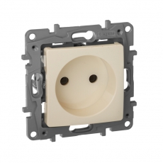 Etika Сл.кость Розетка б/з, винт. клем. | 672320 | Legrand