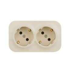 Quteo Сл. кость Розетка 2-я с/з с шт | 782267 | Legrand