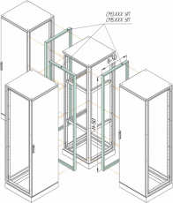 Соединительная рама Метэл-1 IP-31 2000х650мм для углового и Т-образного присоед-ия | СМ3.206УП | МЕТЭЛ