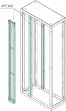 Кабельный отсек Метэл-2 1800мм (комплект) | КМ2.180 | МЕТЭЛ