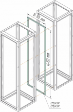 Соединительная рама Метэл-1 IP 31 2000х650 | СМ3.206 | МЕТЭЛ